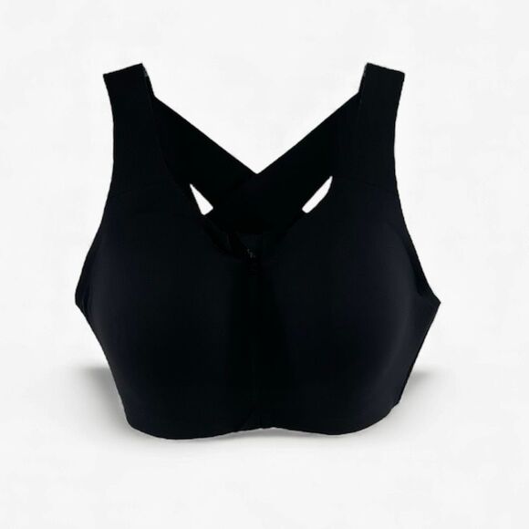 Lululemon Black Crossed Back Bra Size 38 D - Picture 1 of 9